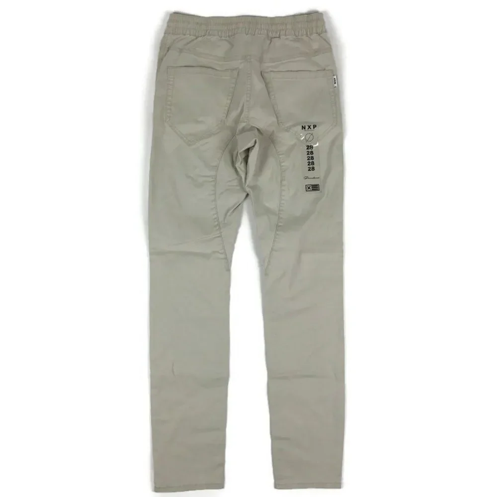 NXP Nena and Pasadena Radar Pants Men's Size 28 Tan Casual Pull-on Stretch